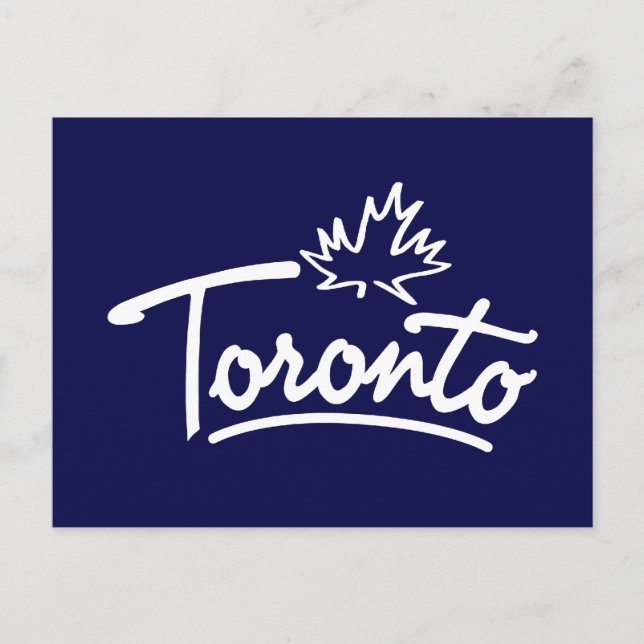 Postal Script de hoja de Toronto (Anverso)
