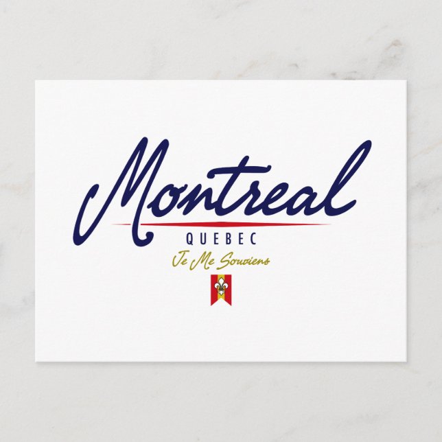 Postal Script de Montreal (Anverso)