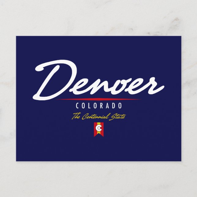 Postal Script Denver (Anverso)