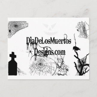 Postal Script Post Card DiaDeLosMuertosDesigns