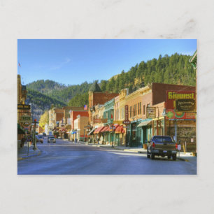 Postal SD, Deadwood, pueblo histórico minero de oro