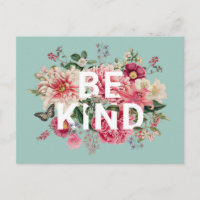 Sé amable con las flores Inspiradoras de época