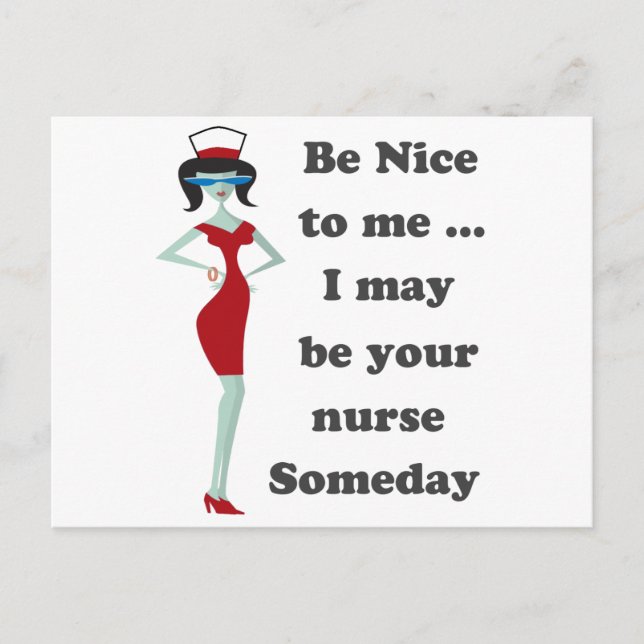 Postal Sé amable conmigo (Anverso)