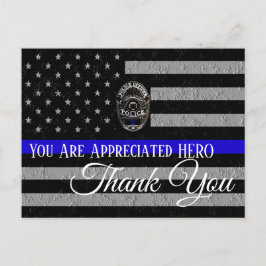 POSTAL SE AVALORA GRACIAS POR APOYAR A LA POLICÍA