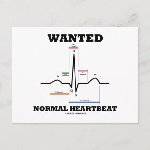Postal Se busca latido normal (electrocardiograma)