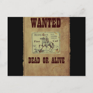 Postal Se busca muerto o vivo