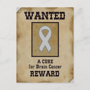 Postal Se busca: Una cura para el cáncer cerebral