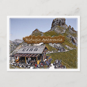 Postal Se - choza alpina Baita Marino PeDeriva - Dolomiti