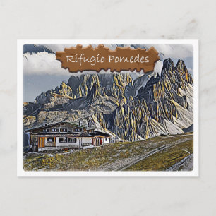 Postal Se - choza alpina Pomedes - Dolomiti