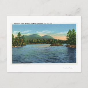 Postal Se cierra la entrada, la lengua y las cinco millas