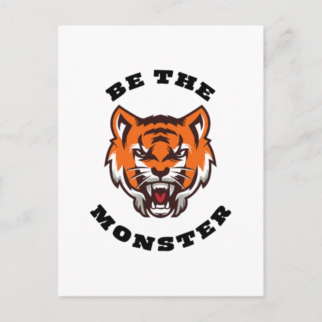 POSTAL SÉ EL MONSTRUO (Anverso)