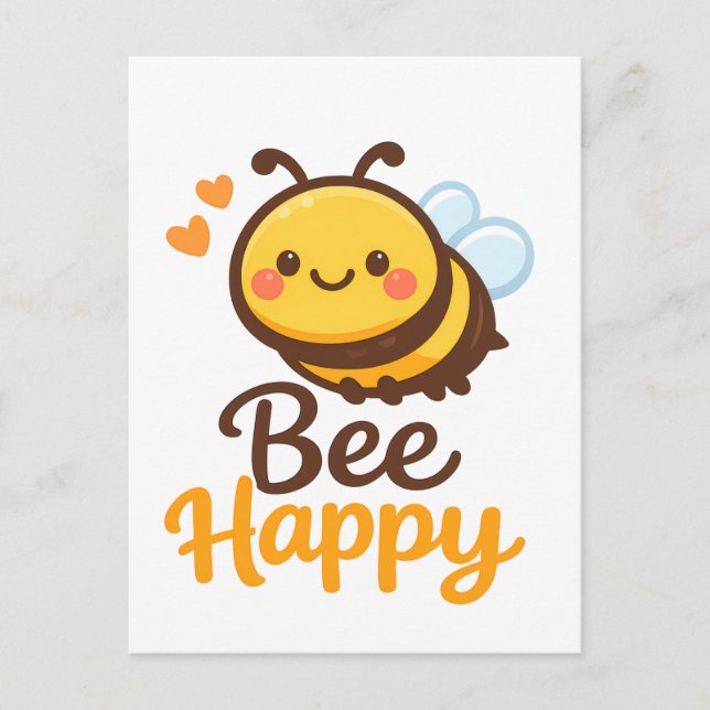 Postal Sé Feliz (Anverso)