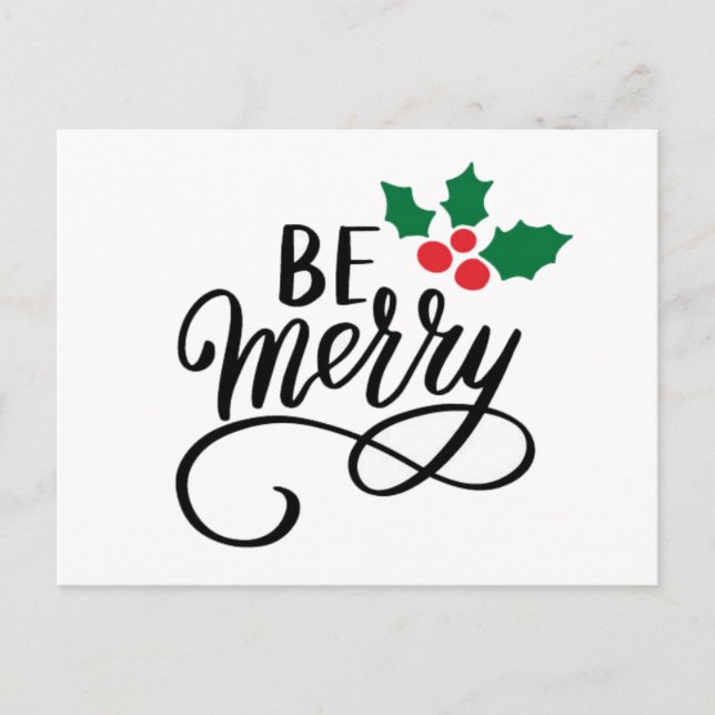 Postal Sé Feliz (Anverso)