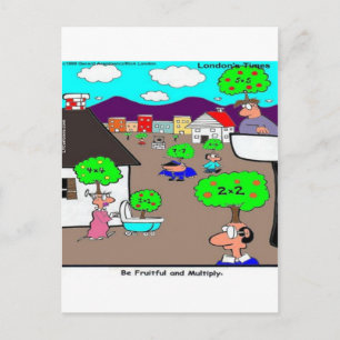 Postal Sé Fructífero & Multiplica Divertido