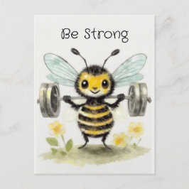 Postal Sé fuerte, personalizable