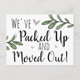Postal Se ha desplazado hacia fuera Funny Floral Personal