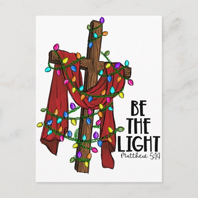 Postal Sé la verdadera historia Jesús Nacido Manger Chris (Anverso)