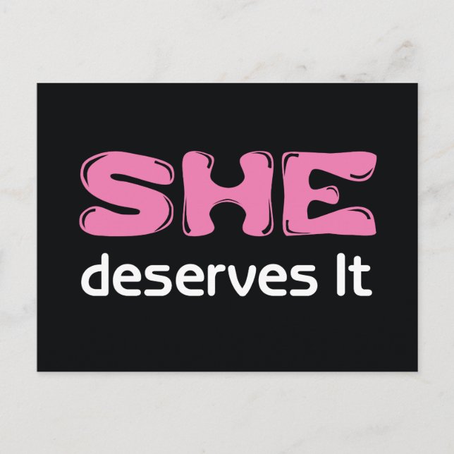 Postal Se Merece La Postcard (Anverso)