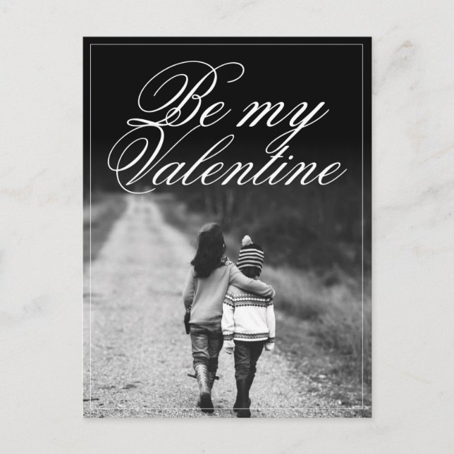 Postal Sé Mi San Valentín - Juntos (Anverso)
