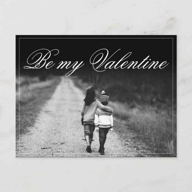 Postal Sé Mi San Valentín - Juntos (Anverso)