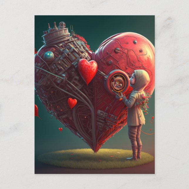 Postal Sé mi Valentine (Anverso)