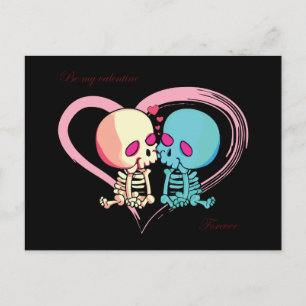 Postal Sé mi Valentine para siempre por Día de San Valent