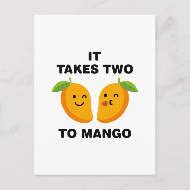 Postal Se Necesitan Dos Para Mango (Anverso)