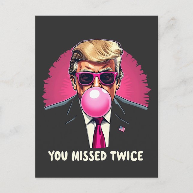 Postal Se perdió dos veces las elecciones de Trump 2024 (Anverso)