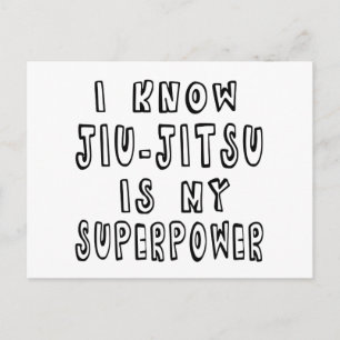 Postal Sé Que Jiu-Jitsu Es Mi Superpoder