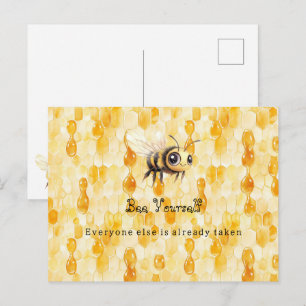 Postal Sé Tú Misma Abeja