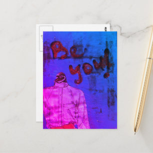 Postal Sé Tú Pájaro Medios Mixtos