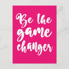 Postal Sea El Cambio De Juego Cita Motivacional Rosa Cali