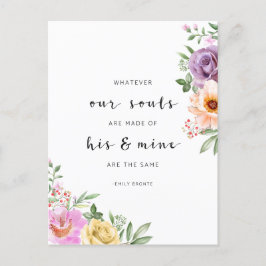 Postal Sea lo que sea que estén hechas nuestras almas, Em