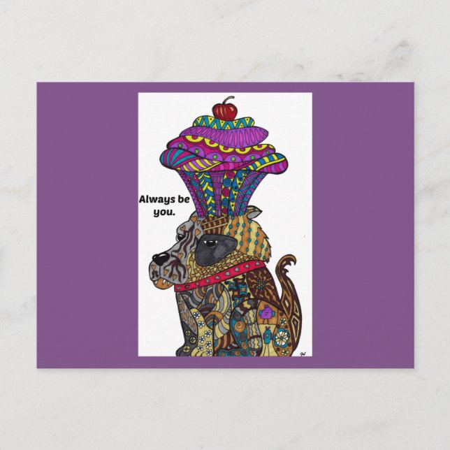 Postal Sea siempre usted (Anverso)