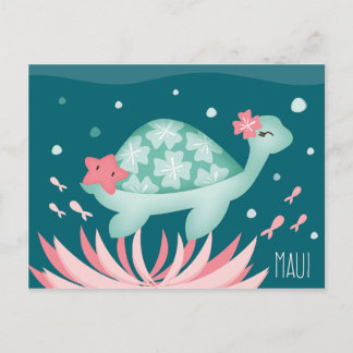 Postal "Sea Turtle Maui"