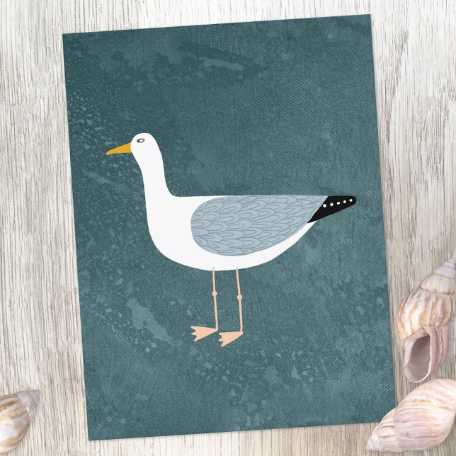 Postal Seagull Nautical (Subido por el creador)
