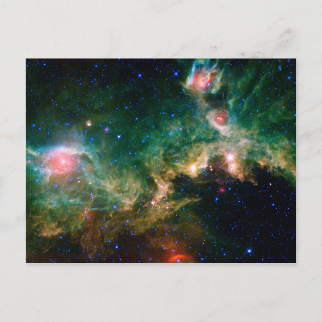 Postal Seagull Nebula Espacio NASA (Anverso)
