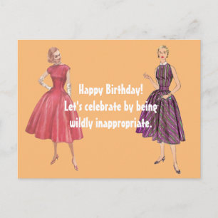 Postal Seamos Inapropiados, Gracioso Día Retro