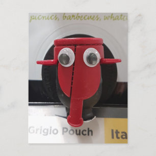 Postal Sean el bolso del vino de las ovejas…