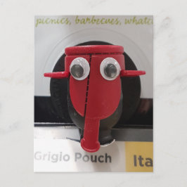 Postal Sean el bolso del vino de las ovejas…