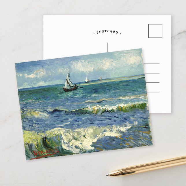Postal Seascape | Vincent van Gogh (Subido por el creador)