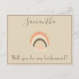 Postal Seashell Serás mi novia