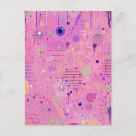 Postal Seasonal Fruit Salad: Abstract Painting