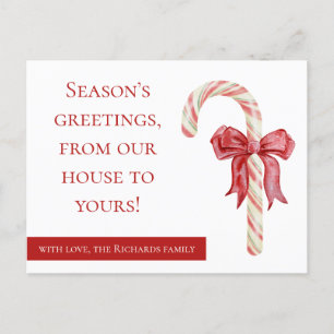 Postal Seasons da la bienvenida a las vacaciones postcard