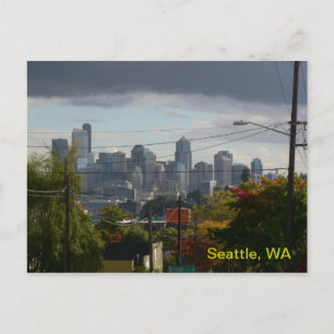 Postal Seattle Colores Caídos
