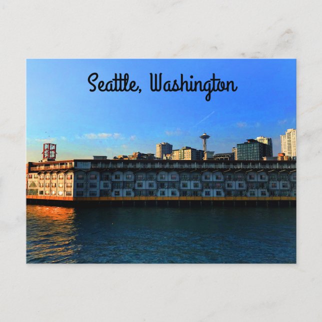 Postal Seattle Edgewater Hotel #1 Postcard (Anverso)