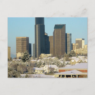 Postal Seattle en invierno