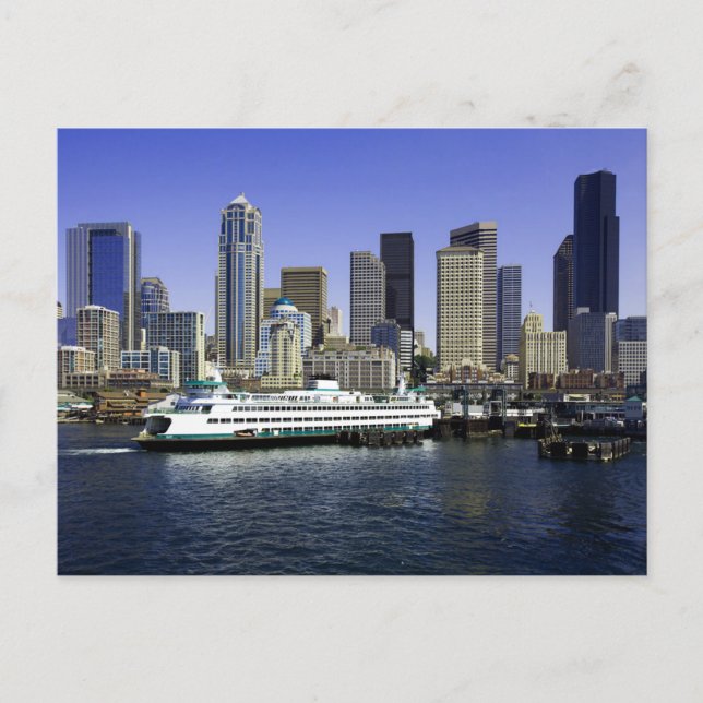 Postal Seattle Ferry Washington (Anverso)