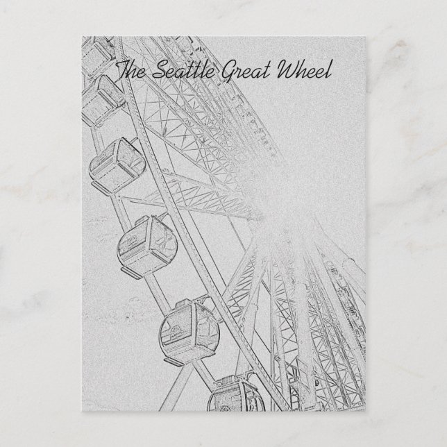Postal Seattle Great Wheel (Anverso)
