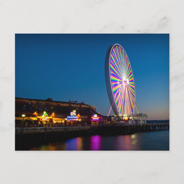 Postal Seattle Great Wheel (Anverso)